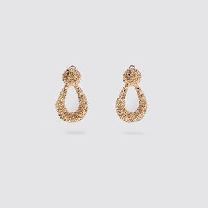 Zara gold earrings NWT